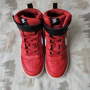 Kids Red Nike Hightops